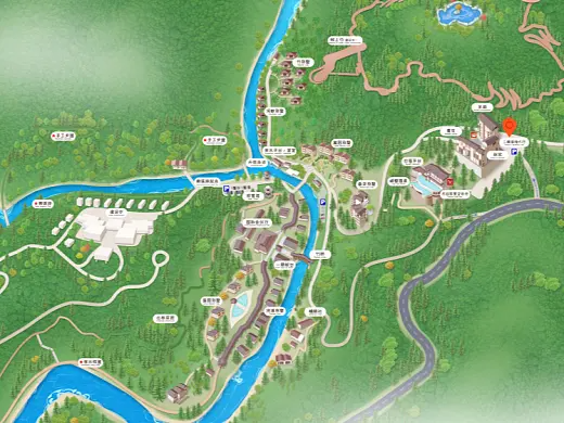 肃北结合景区手绘地图智慧导览和720全景技术，可以让景区更加“动”起来，为游客提供更加身临其境的导览体验。